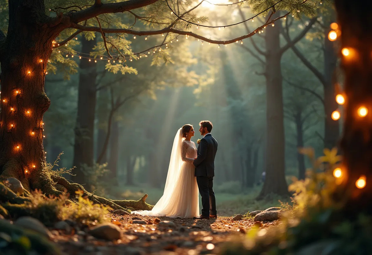 mariage forêt